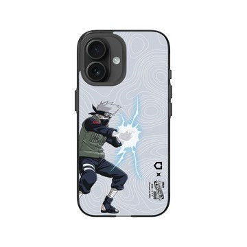 iPhone 16 Clear (相機按鈕) 酷墨灰 - 火影忍者 Naruto - 旗木卡卡西-雷切