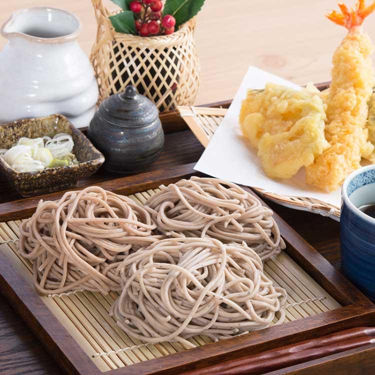 半なま　京蕎麦　いろどり３種セット（送料無料）（贈答 ギフト 贈り物 プレゼント お歳暮）