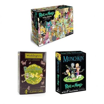 新瑞克莫蒂rick and morty周邊撲克卡牌聚會桌面游戲休閑卡片益智