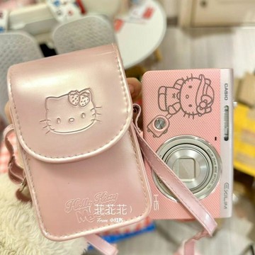臺灣-出貨🔥hello kitty相機包適用於索尼黑卡M7卡片機CCD可愛仙女斜跨單肩包