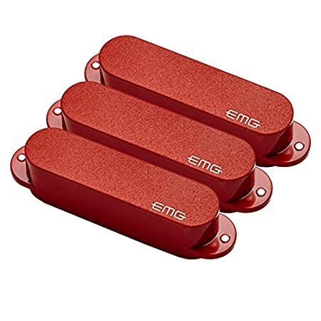 EMG SA Active Single Coil Guitar Pickup Set, Red＿並行輸入品