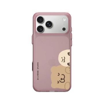 iPhone 17 Pro Max Clear (相機按鈕) 晶醺玫 - 咻咻熊 XiuXiubear - 熊與泥