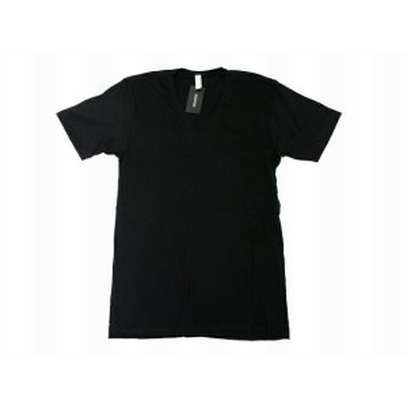 American Apparel アメリカン アパレル V Neck Tシャツ Black 半袖tシャツ 通販 Lineポイント最大1 0 Get Lineショッピング