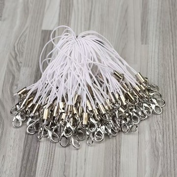 ⚡免運臺灣有貨⚡diy飾品材料配件 diy手機配件 手機繩 龍蝦扣子 手機掛繩  diy材料批發 手工掛飾批發 繩子吊飾