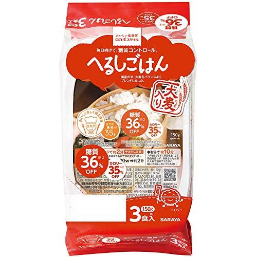 サラヤ ロカボスタイルへるしごはん（炊飯パック） 150g×3×4個