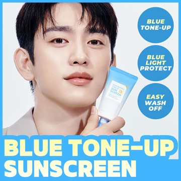 DEOPROCE Blue Feather Tone Up Sunscreen 40ml