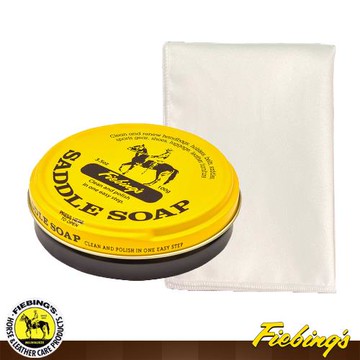 【鞋之潔】美國菲繽FIEBING 123皮革肥皂 附擦拭布