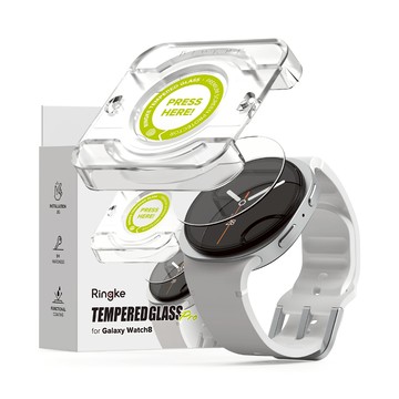 Ringke Tempered Glass Pro 適用於 Galaxy Watch 8 40mm 鋼化玻璃屏幕保護膜
