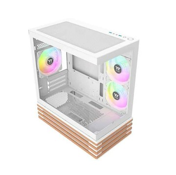 Thermaltake 曜越 View 170 WS木紋 ARGB 黑色/白色(1正2反)M-ATX 機殼