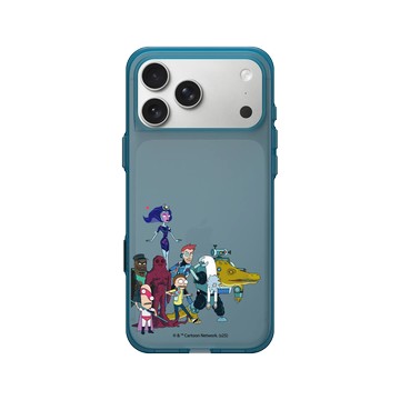 iPhone 17 Pro Max Clear (相機按鈕) 夜幕藍 - 瑞克和莫蒂 Rick and Morty - 正義使者