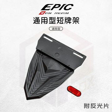EPIC 通用型 短牌架 短牌 擋泥板 後土除 土除 反光片 適用 勁戰 Force JETS 雷霆S