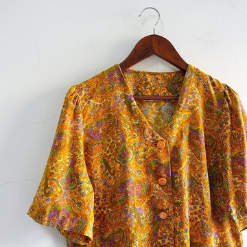 │Slowly│ 繽紛/古著上衣 │vintage.復古.文藝