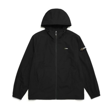 男女同款 WALLACE 輕量 防風外套 - 炭黑色