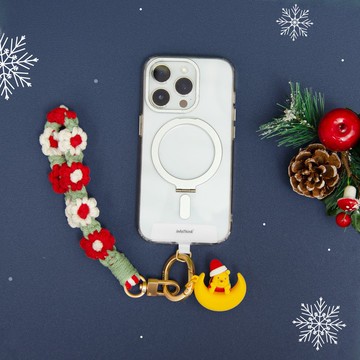 【交換禮物】小熊維尼系列手機吊飾掛繩(聖誕)