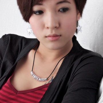 復古民族風泰銀鏤空管吊墜項鏈男女925純銀圖騰情侶嘻哈禮物飾品
