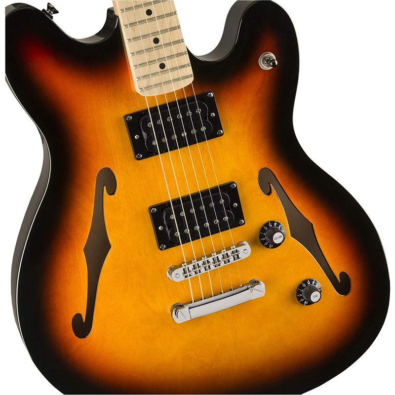 Squier by Fender エレキギター Affinity Starcaster?, 3-Tone Sunburst ソフトケース付き