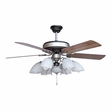 60吋黑銀霧銀吊扇燈  F17-5021