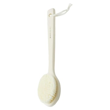 aisen 木柄沐浴澡刷  白色  1個裝  1個