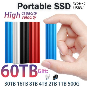 迷你移動固態硬碟 SSD 16TB 8T 1t 2t 4T 波紋移動硬碟  升級