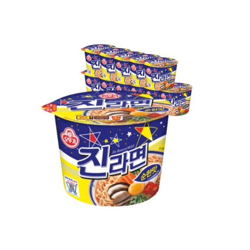 BTS JIN まろやか味 容器 カップラーメン 110g x 12