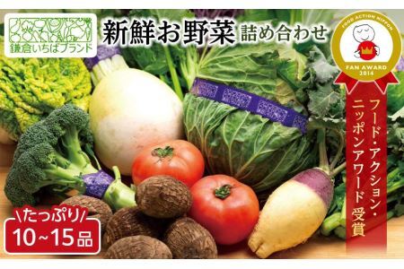 「鎌倉いちばブランド」新鮮お野菜詰め合わせセット