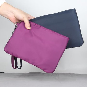 休閑手包手拿包男女零錢包橫款手機包牛津布包布料小包時尚簡約包