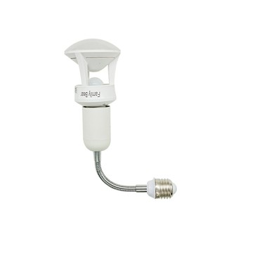 【熊讚】CY-3266全球智能 彎管E27人體感應 燈泡-白光/暖光(適用E27螺旋燈泡)