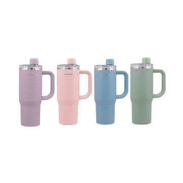 不鏽鋼珍奶杯 900ml 馬鞭草綠