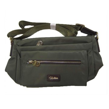 斜側包小容量主外袋共五層肩背斜背專櫃層進口超輕量防水水晶布+皮革材質