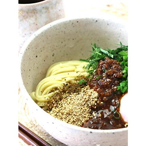 ぶち旨汁なし担々麺 ２食入り ４袋セット （たれ、すり胡麻、七味唐辛子付き） ラーメン 半生熟成麺 瀬戸内麺工房 なか川