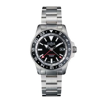 DAVOSA 161.542.50 ARGONAUTIC WORLD TRAVELLER 世界旅行者GMT雙十區錶 神秘黑色 41.5mm