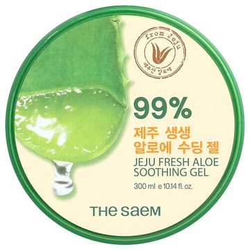 The Saem, 濟州島鮮蘆薈舒緩凝膠，10.14 fl oz (300 ml)