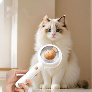 寵愛有家寵物噴霧梳藍光去浮毛防靜電貓咪狗狗通用寵物美容梳