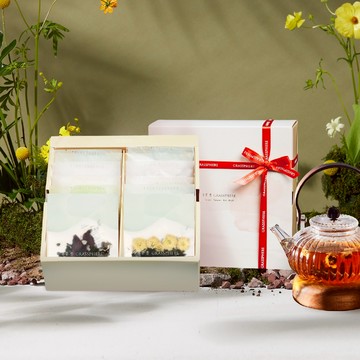 長輩送禮安全牌【小草作】台灣島嶼茶綜合禮盒 (附禮袋與心意小卡)