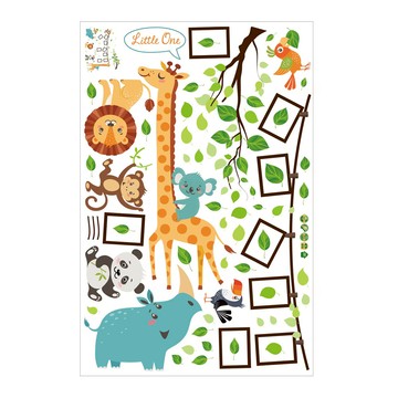 裝飾壁貼  115 x 90cm  動物相框 多色