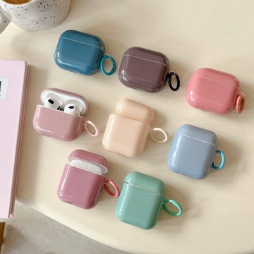 【新款】韓系純色 AirPods Pro3 4代 Pro2 保護套 2代 3代蘋果 IMD 藍牙 防摔耳機殼 女生 禮物
