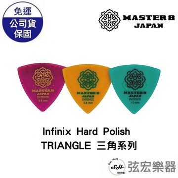 【現貨】日本製造 Master 8 Infinix Hard Polish TRIANGLE 三角系列 橡膠防滑 彈片