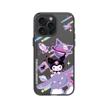 iPhone 15 Pro Max Clear 酷墨灰 - 三麗鷗-酷洛米 Kuromi - 翱翔宇宙