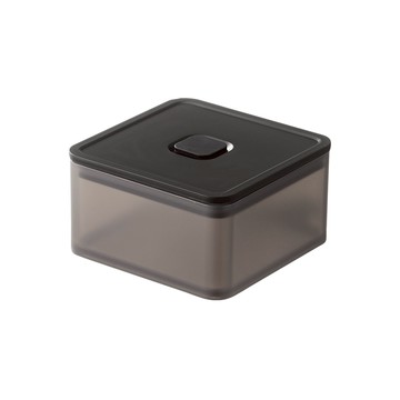 日本【YAMAZAKI】tower可微波密封保鮮盒(黑)250ml