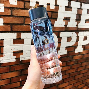 杯子高級感水杯男生簡約玻璃杯北歐風格夏季情侶女夏天網紅款學生