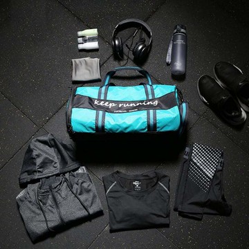 時尚多功能運動健身包 動感藍