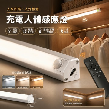 💖台灣出貨💖 LED人體感應燈 直角櫥櫃燈 充電感應燈 墻角燈 磁吸燈 免佈線 衣櫃燈 展示櫃燈 酒櫃燈 小夜燈