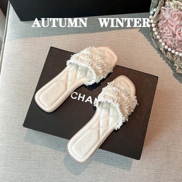 仙女風平底拖鞋女夏外穿夏天法式海邊沙灘外出涼拖大碼女鞋41一43