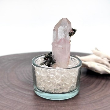青霧。原礦 療癒 能量 擺件組合 I 花園水晶 中國四川 水晶盆栽 I
