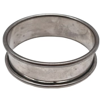 SaNNeNg 三能 法式塔圈 6 x 2cm  銀色  1個