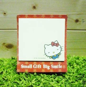 【震撼精品百貨】Hello Kitty 凱蒂貓~便條-坐~紅【共1款】