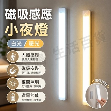 台灣現貨🌞人體感應小夜燈 LED人體感應燈 磁吸燈 USB充電 小夜燈 磁吸感應燈 櫥櫃燈 智能氛圍燈 紅外線人體感應