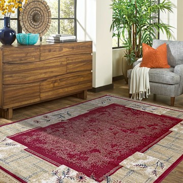 范登伯格 - 薩緹亞 進口地毯 - 迎賓紅 (140x190cm)