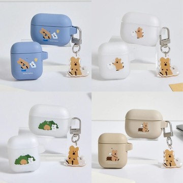 🇰🇷 韓國KKOBA 現貨 DINOTAENG 防摔 AirPods保護套 耳機殼 Airpods 保護套 附吊飾