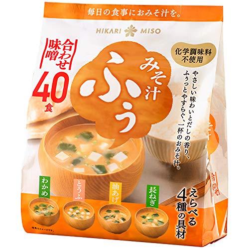 ひかり味噌 みそ汁ふぅ 合わせ味噌 40食 ×9袋